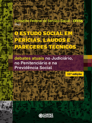 cover image of O estudo social em perícias, laudos e pareceres técnicos